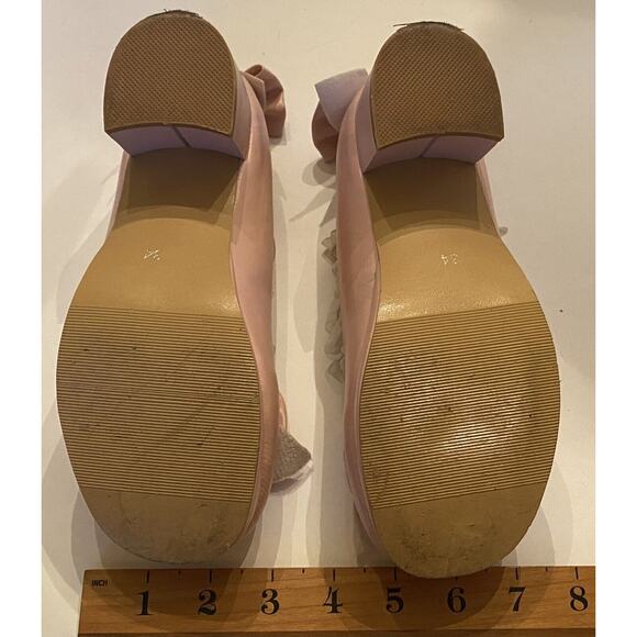 Lolita Womens Mary Janes Pump Shoes Bowknot T-Strap Block Heel Lace - Size 34 - Picture 7 of 8